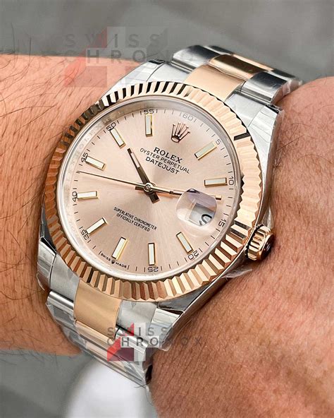 rolex datejust 2 tone rose gold|Rolex Datejust 28mm rose gold.